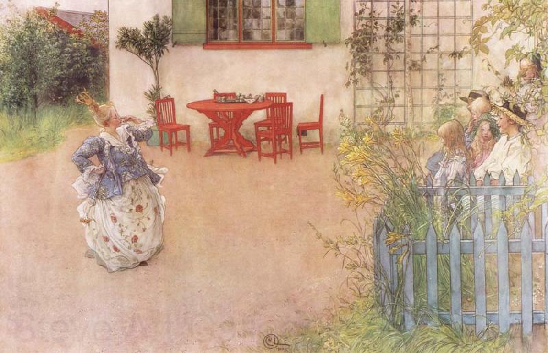 Carl Larsson Lisbeth Playing the Wicked Princess